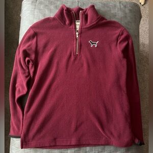 PINK Victoria’s Secret Fleece 1/4 Zip
